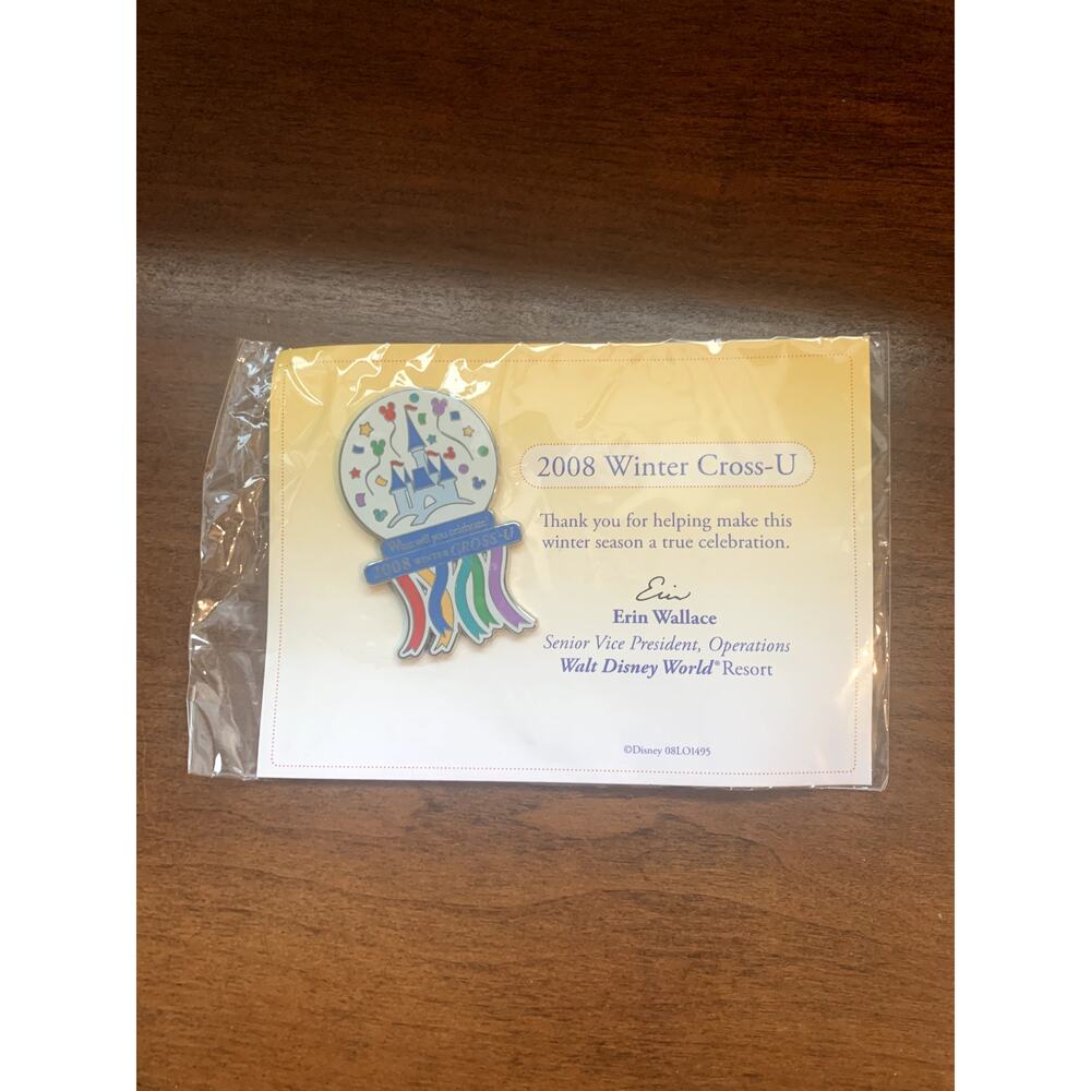 WDW Balloons Cross U Winter 2008 Employee LE 3100 Disney Trading Pin